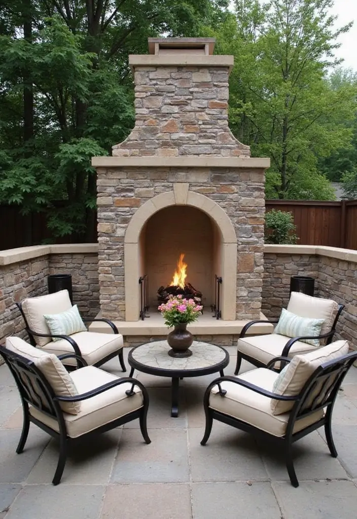 28 Outdoor Fireplace Ideas That Extend Living Spaces 24 28 Outdoor Fireplace Ideas That Extend Living Spaces - 24. Custom-Made Fireplaces