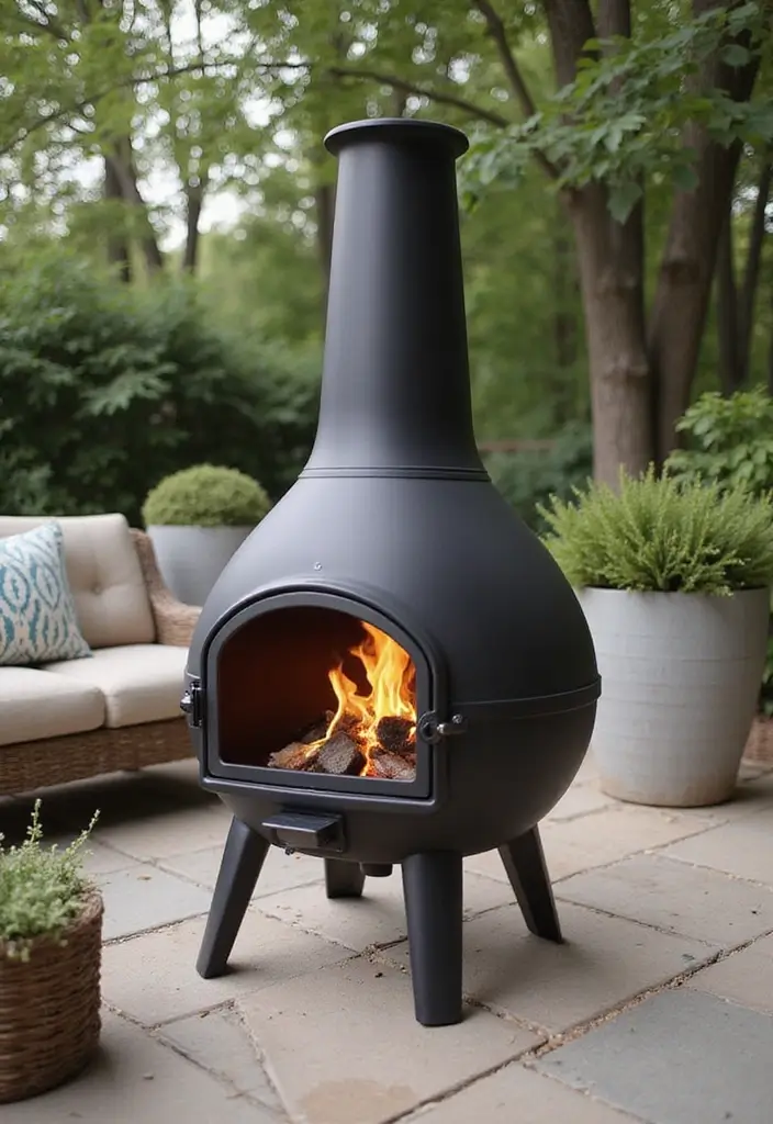 28 Outdoor Fireplace Ideas That Extend Living Spaces 25 28 Outdoor Fireplace Ideas That Extend Living Spaces - 25. Portable Fireplaces