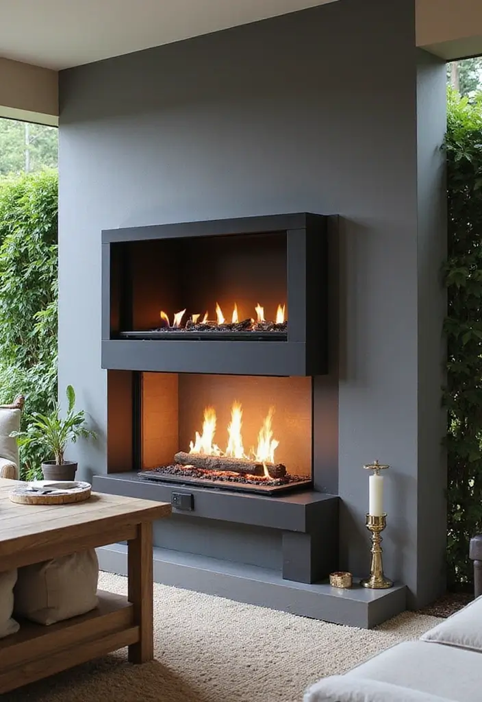 28 Outdoor Fireplace Ideas That Extend Living Spaces 27 28 Outdoor Fireplace Ideas That Extend Living Spaces - 27. Multi-Functional Fireplaces