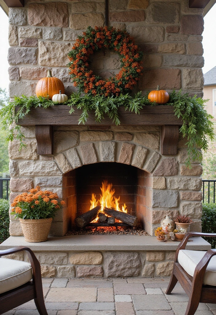 28 Outdoor Fireplace Ideas That Extend Living Spaces 28 28 Outdoor Fireplace Ideas That Extend Living Spaces - 28. Seasonal Fireplaces