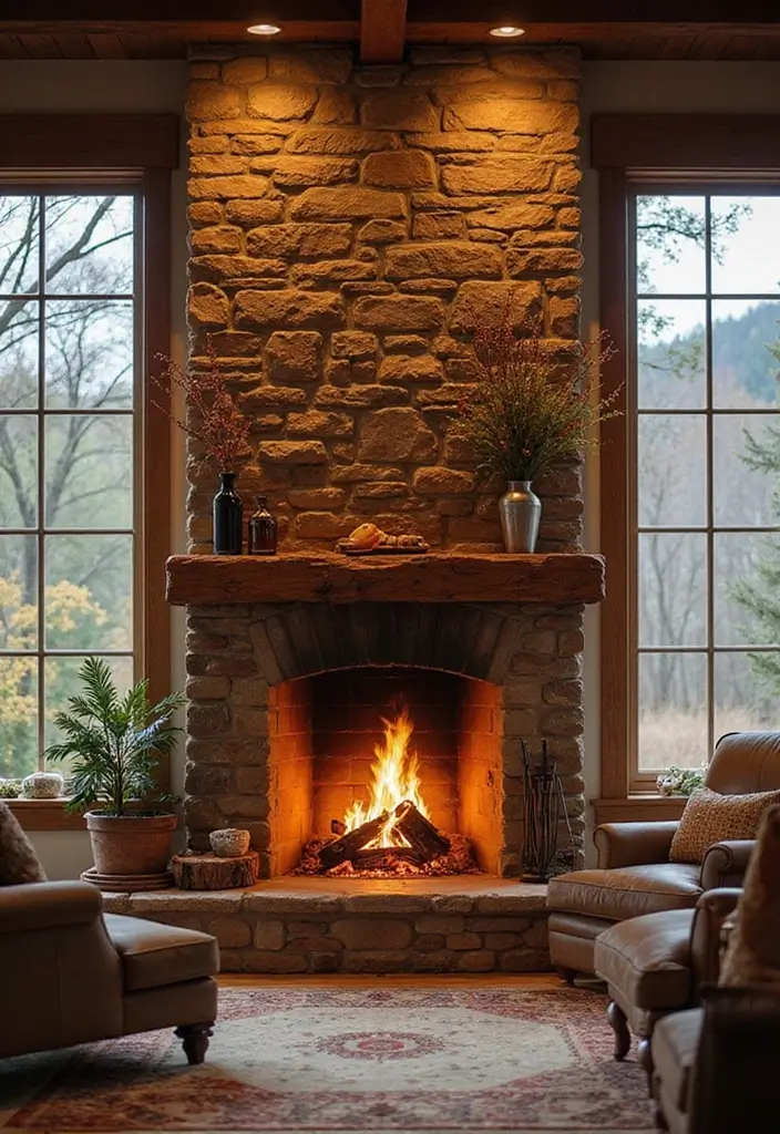 28 Outdoor Fireplace Ideas That Extend Living Spaces 4 28 Outdoor Fireplace Ideas That Extend Living Spaces - 4. Rustic Brick Fireplaces