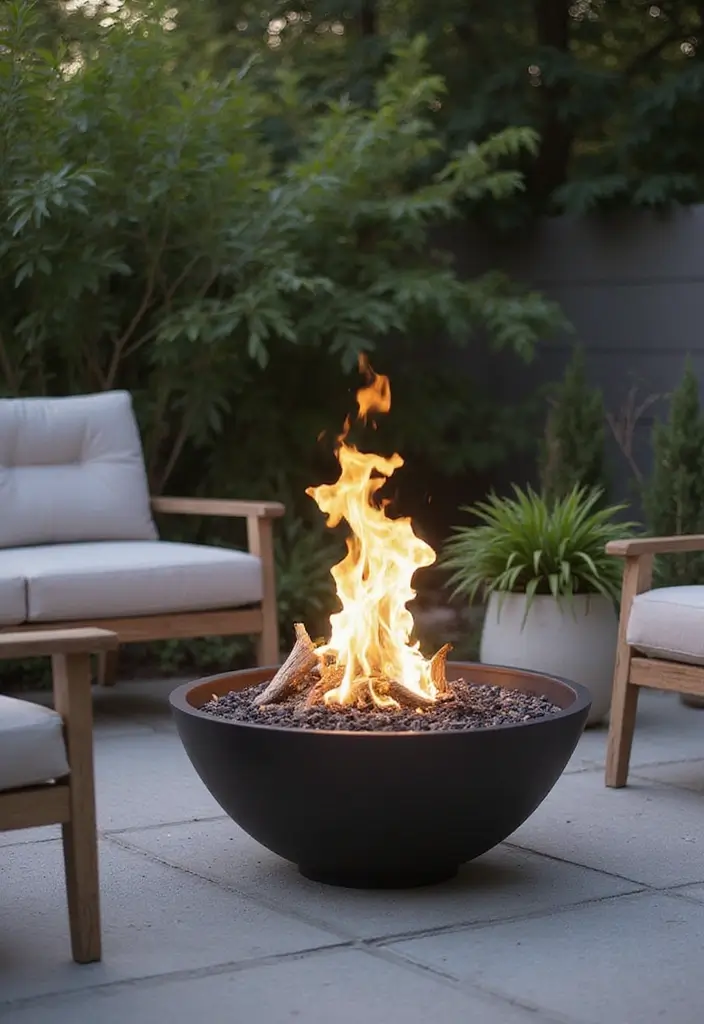 28 Outdoor Fireplace Ideas That Extend Living Spaces 8 28 Outdoor Fireplace Ideas That Extend Living Spaces - 8. Eco-Friendly Bioethanol Fireplaces