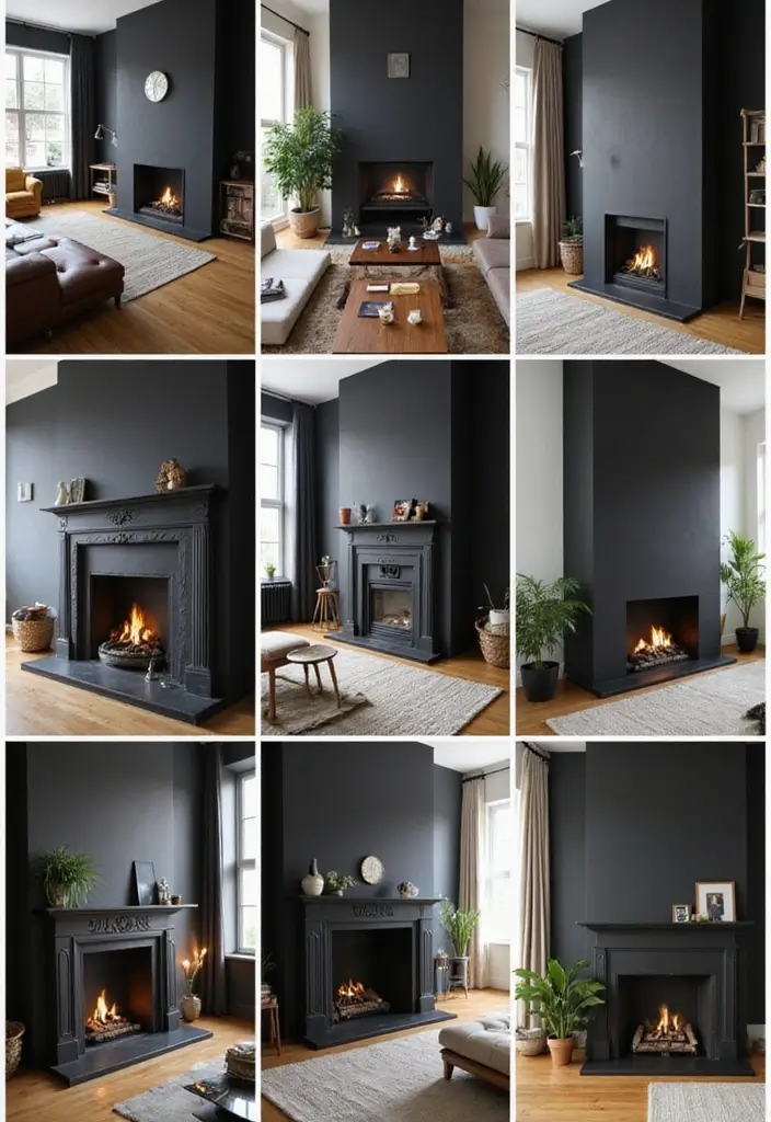 29 Black Fireplace Wall Ideas That Add Drama and Style 30 29 Black Fireplace Wall Ideas That Add Drama and Style - Conclusion