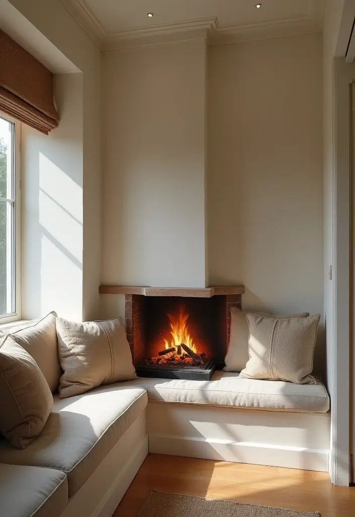 29 Corner Fireplace Inspirations That Maximize Space 11 29 Corner Fireplace Inspirations That Maximize Space - 11. Cozy Nooks