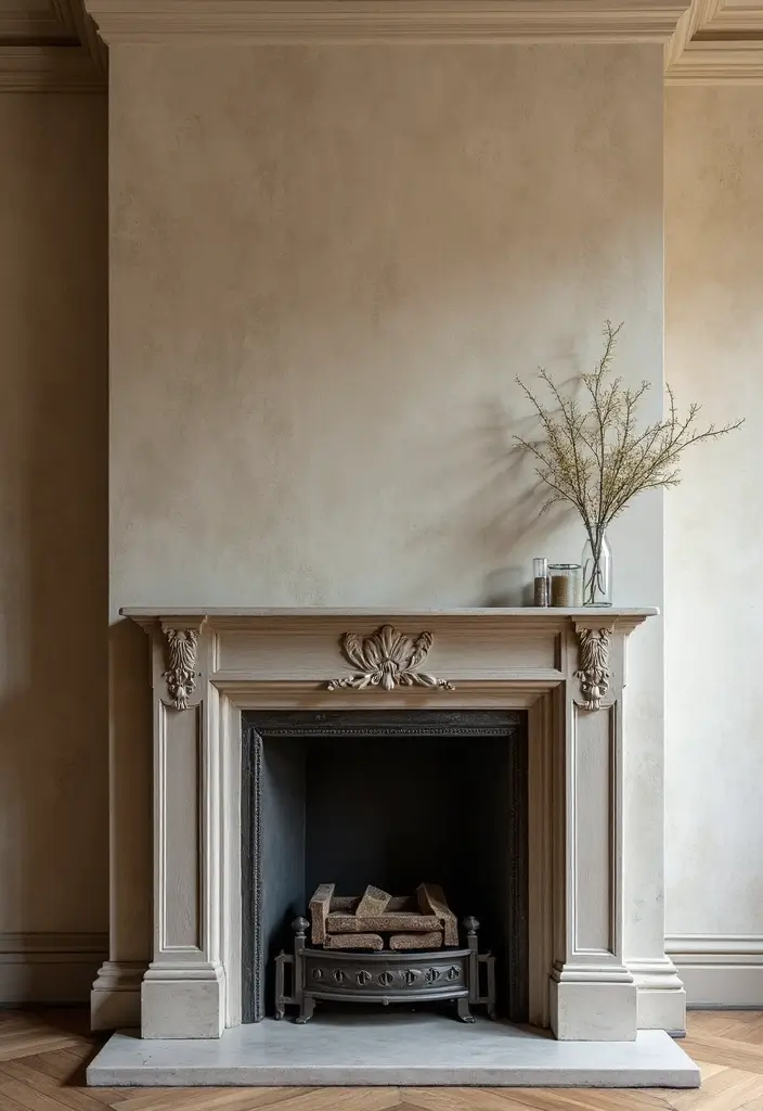 29 Corner Fireplace Inspirations That Maximize Space 25 29 Corner Fireplace Inspirations That Maximize Space - 25. Textured Wallpaper