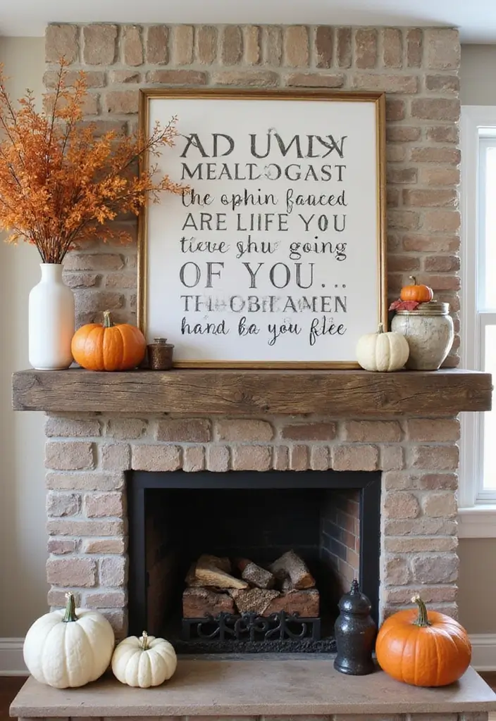 29 Fall Mantel Decor Ideas That Warm Up Any Room 29 29 Fall Mantel Decor Ideas That Warm Up Any Room - 29. Themed Seasonal Displays