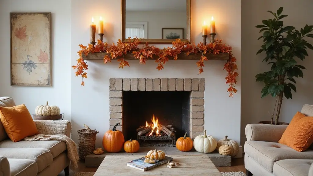 29 Fall Mantel Decorating Ideas for a Cozy Seasonal Vibe