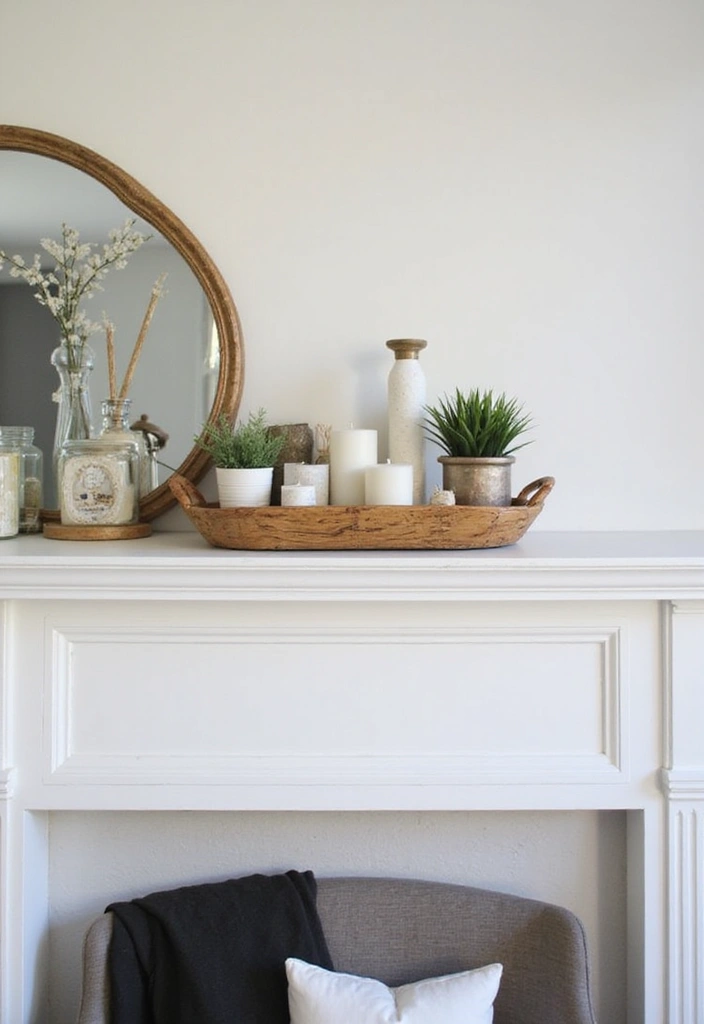 29 Mantel Decor Inspirations That Upgrade Your Space 18 29 Mantel Decor Inspirations That Upgrade Your Space - 18. Decorative Trays