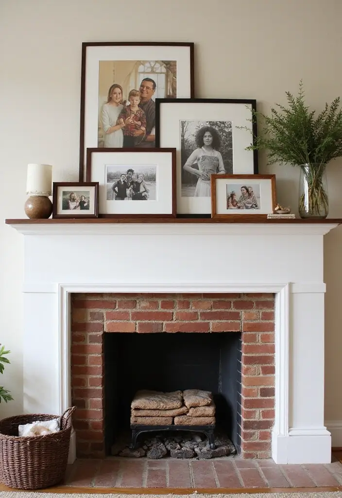 29 Mantel Decor Inspirations That Upgrade Your Space 19 29 Mantel Decor Inspirations That Upgrade Your Space - 19. Personal Touches