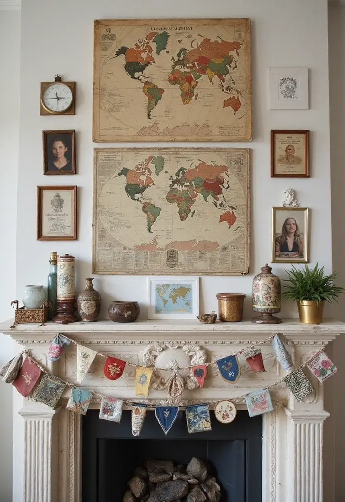 29 Mantel Decor Inspirations That Upgrade Your Space 9 29 Mantel Decor Inspirations That Upgrade Your Space - 9. Themed Collections