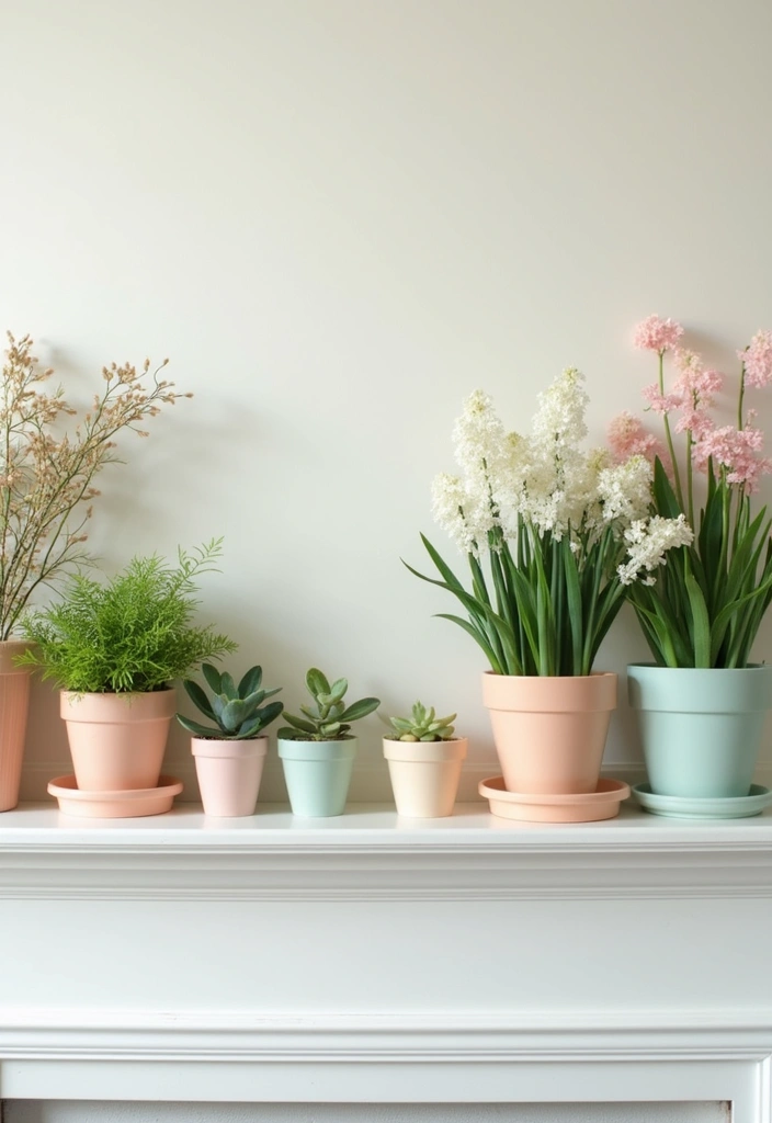 29 Mantel Decorating Ideas That Work for Every Season - 1. Fresh Greenery for Spring
