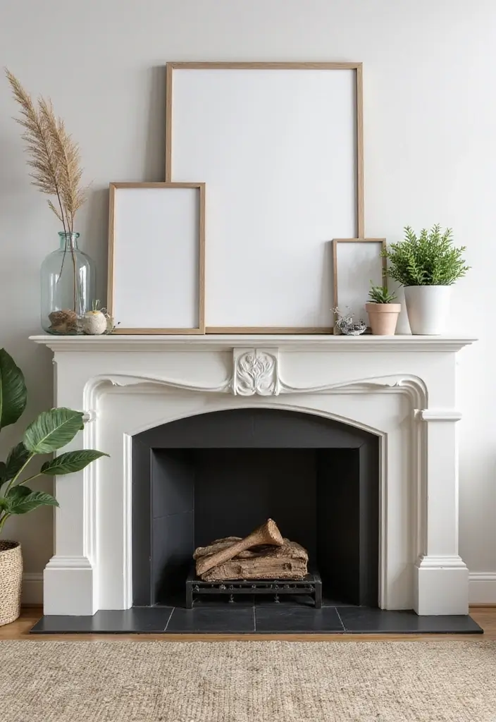 29 Mantel Decorating Ideas That Work for Every Season - 12. Urban Chic Aesthetic