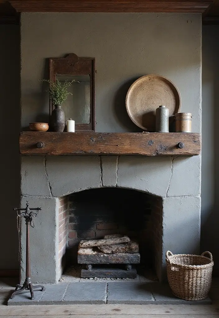 29 Mantel Decorating Ideas That Work for Every Season - 21. Industrial Edge