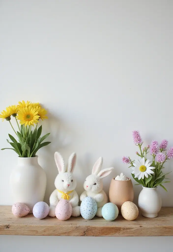 29 Mantel Decorating Ideas That Work for Every Season - 7. Easter Egg Splendor
