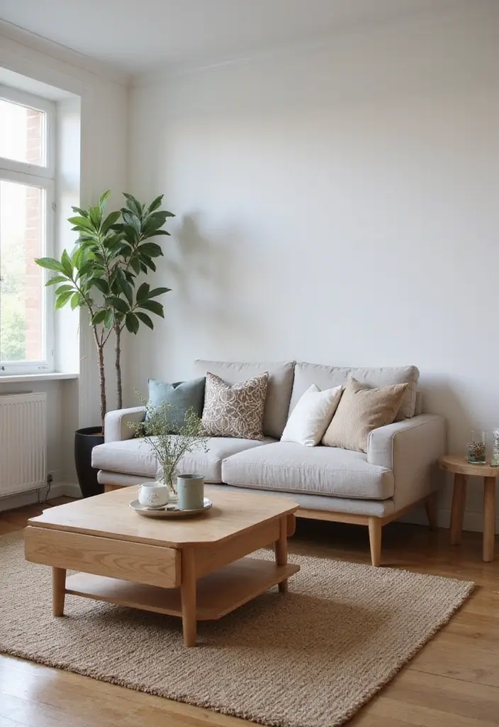 29 Small Living Room Ideas With Fireplace That Maximize Space - 5. Multifunctional Furniture