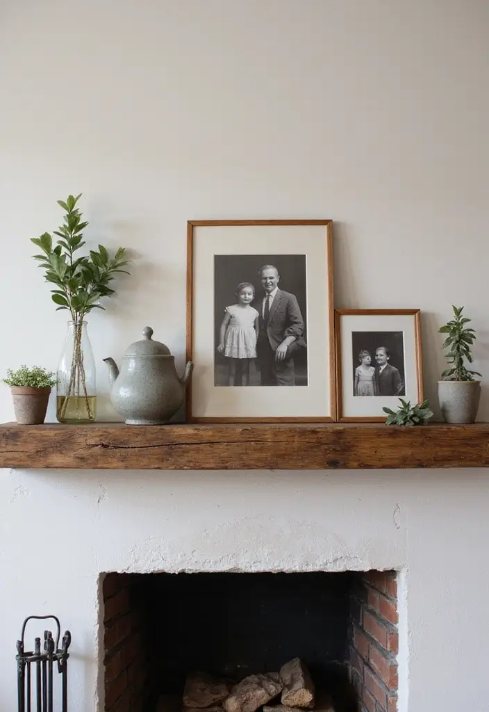 30 Above Fireplace Decor Ideas That Tie the Room Together 1 30 Above Fireplace Decor Ideas That Tie the Room Together - 1. Rustic Wooden Shelves