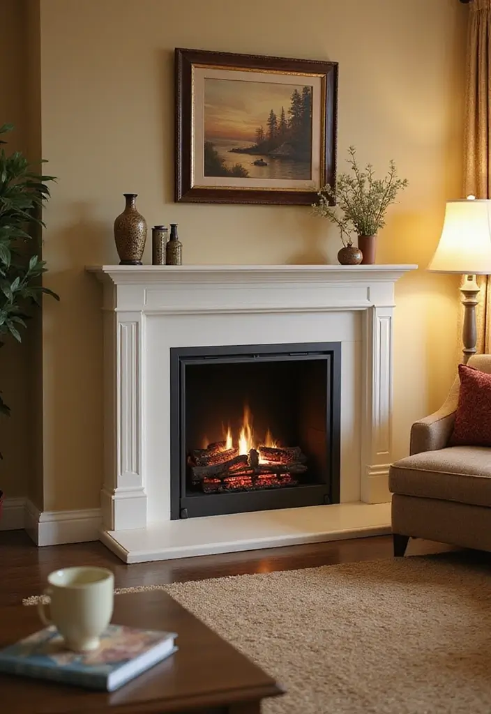 30 Fake Fireplace Ideas That Still Feel Magical 17 30 Fake Fireplace Ideas That Still Feel Magical - 17. Faux Fireplace Inserts