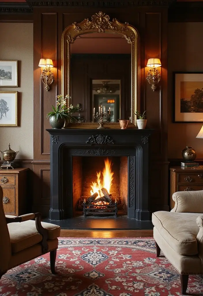 30 Fake Fireplace Ideas That Still Feel Magical 25 30 Fake Fireplace Ideas That Still Feel Magical - 25. Art Deco Fireplaces
