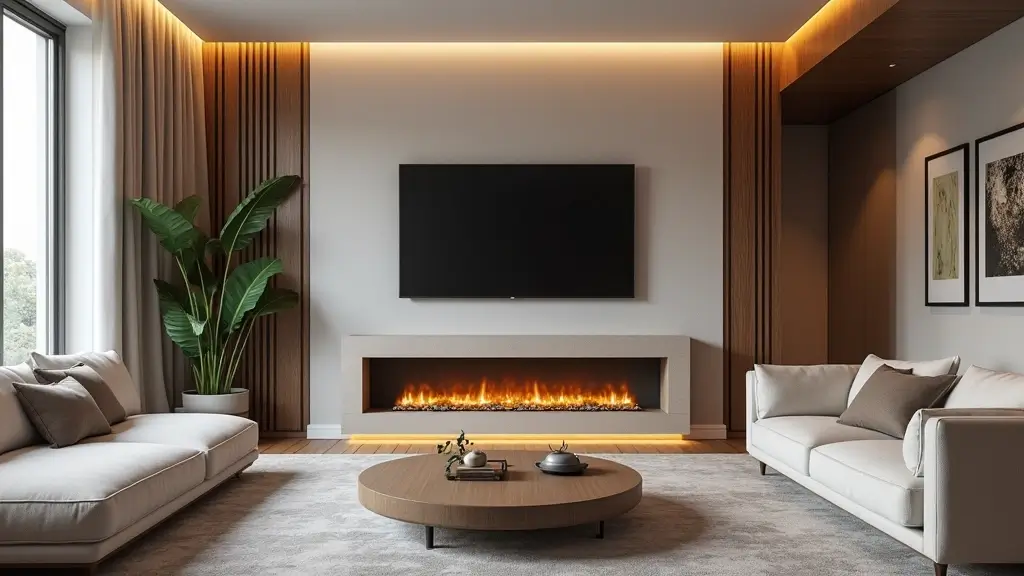 30 Fireplaces With TV Above That Actually Work in Any Room