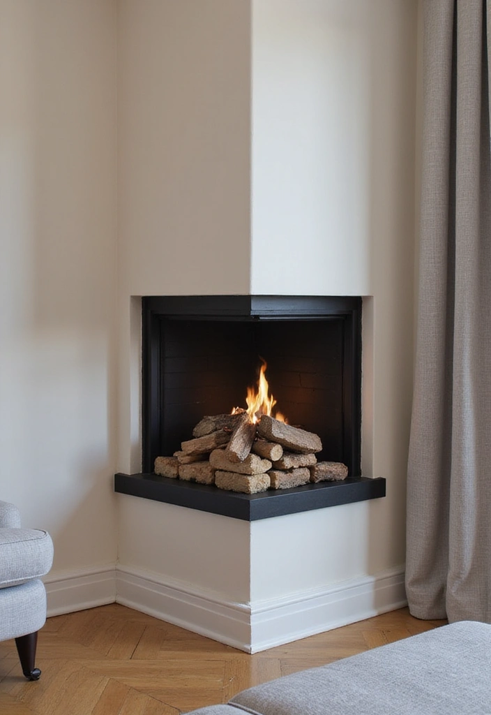 30 Gas Fireplace Ideas That Feel Modern and Efficient 3 30 Gas Fireplace Ideas That Feel Modern and Efficient - 3. Corner Gas Fireplaces