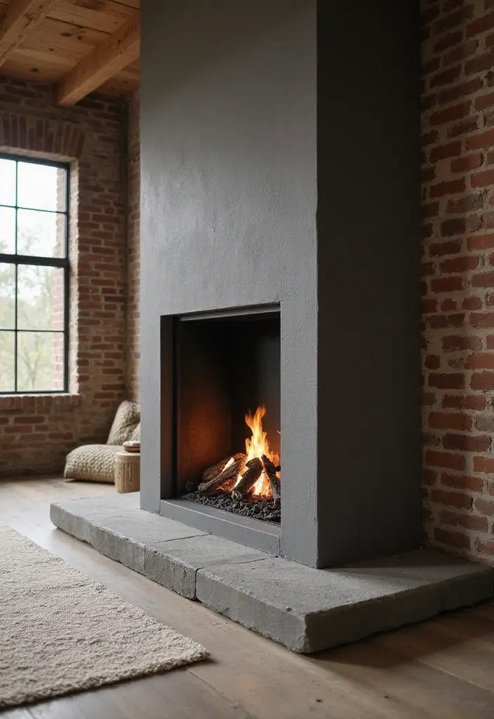 30 Rustic Fireplace Designs That Feel Cabin-Cozy 25 30 Rustic Fireplace Designs That Feel Cabin-Cozy - 25. Modular Fireplaces