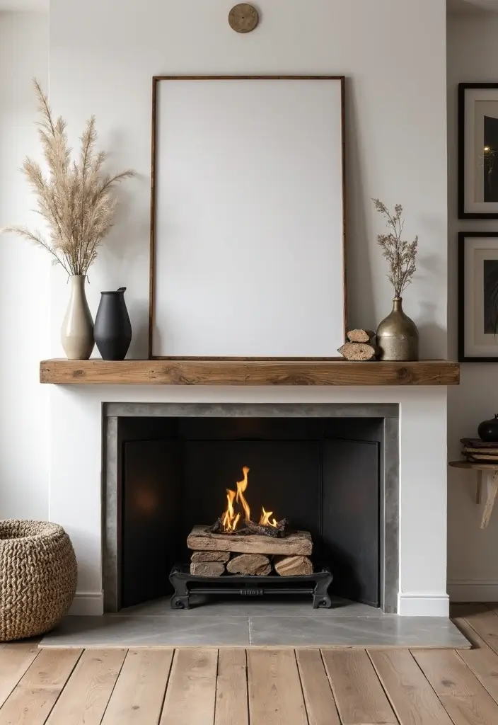 30 Rustic Fireplace Designs That Feel Cabin-Cozy 5 30 Rustic Fireplace Designs That Feel Cabin-Cozy - 5. Modern Rustic