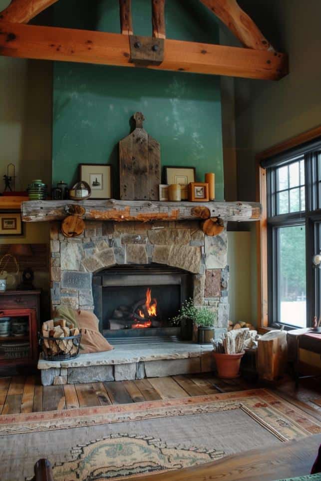 How to Decorate a Stone Fireplace - Transform Your Home with Style and Flair 5 How to Decorate a Stone Fireplace - Transform Your Home with Style and Flair