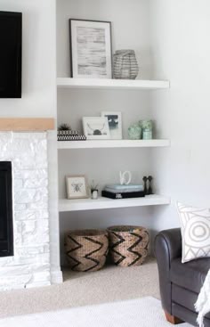 how to decorate shelves next to fireplace transform your space with style and substance 6926cf3762433.jpg