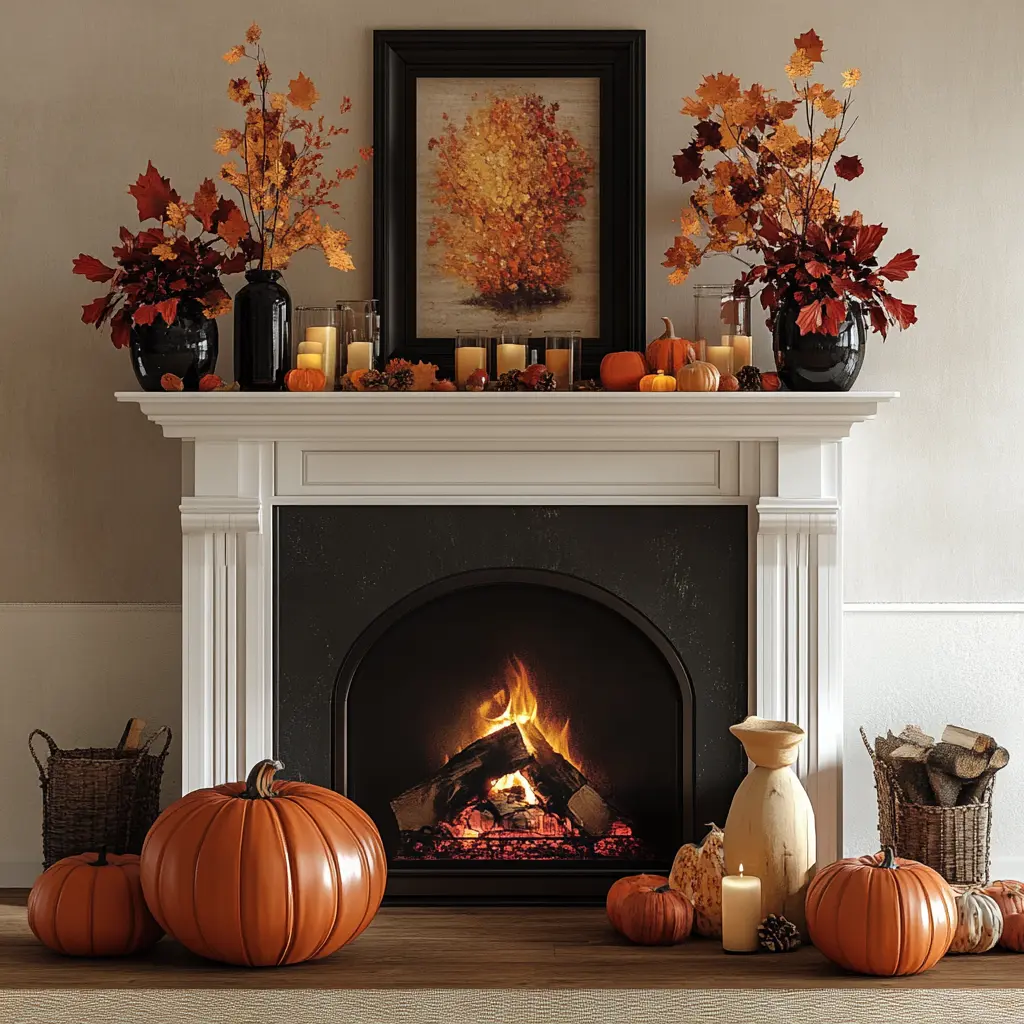 Transform Your Home – How to Decorate a Fireplace Mantel for Fall with Style and Charm 5 Transform Your Home – How to Decorate a Fireplace Mantel for Fall with Style and Charm