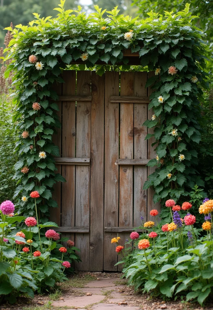12 Backyard Fences Ideas for Privacy Safety and Style 2. Reclaimed Wood Fencing Rustic Charm 2