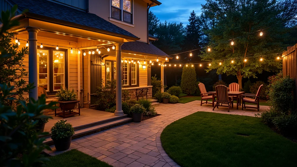 12 Backyard Light Ideas for Warm Nighttime Ambience