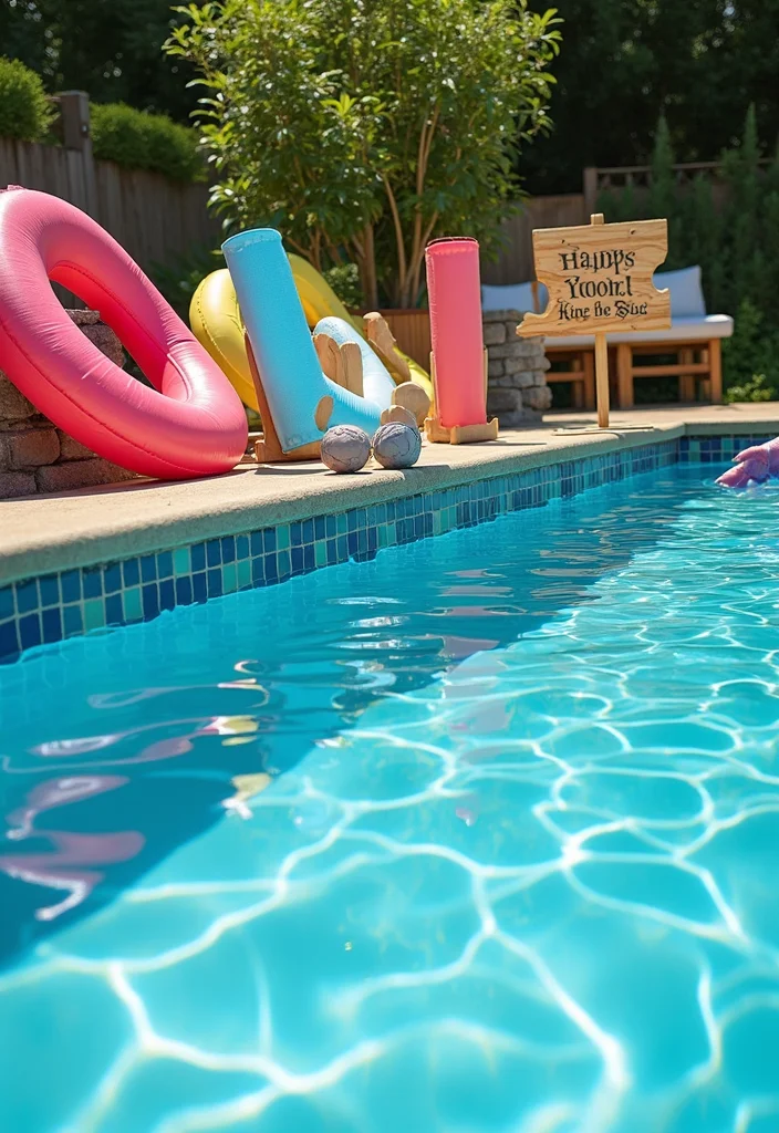 12 Backyard Pool Ideas on a Budget for Affordable Refreshing Fun 122 12 Backyard Pool Ideas on a Budget for Affordable Refreshing Fun - 12. Creative DIY Pool Accessories