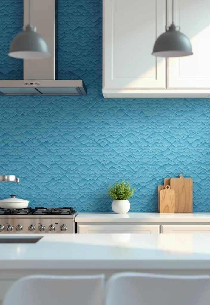 12 Blue Kitchen Ideas for Fresh Bold Calming Color 12 12 Blue Kitchen Ideas for Fresh Bold Calming Color - 2. Backsplash Bliss