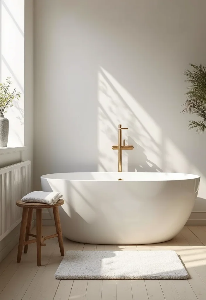 12 Dorm Bathroom Ideas for Practical Shared Space Living - 10. Compact Bath Mat for Functionality