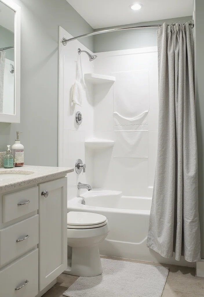 12 Dorm Bathroom Ideas for Practical Shared Space Living - 5. Multi-Functional Bathroom Accessories