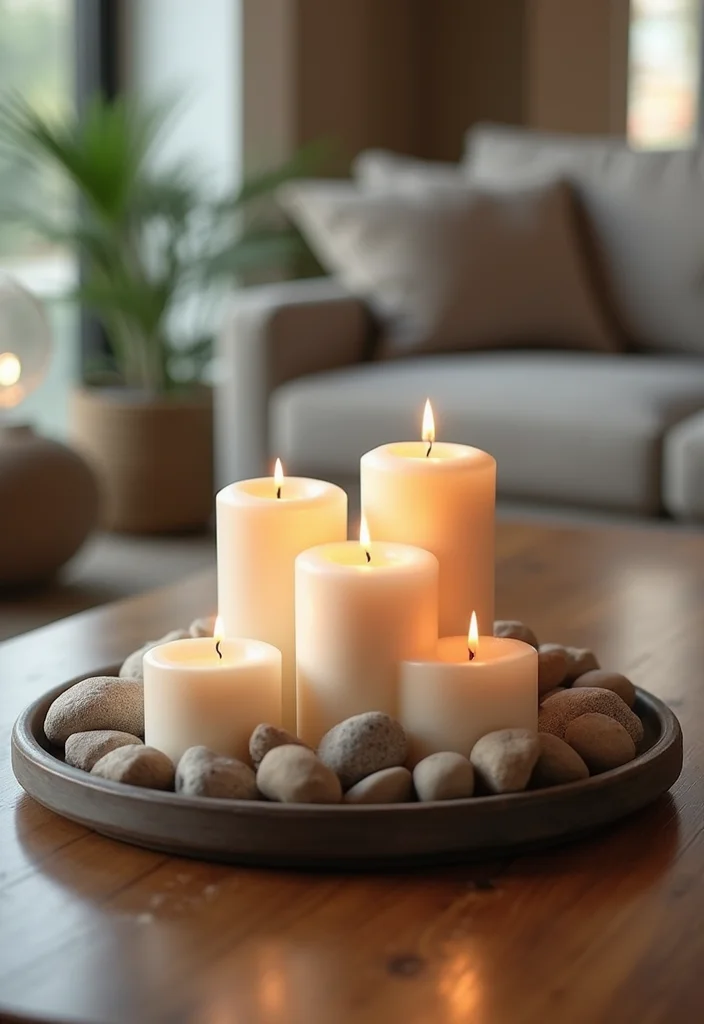 12 Living Room Tray Decor Ideas for Simple Stylish Accents 100 12 Living Room Tray Decor Ideas for Simple Stylish Accents - 10. Candle Wonderland