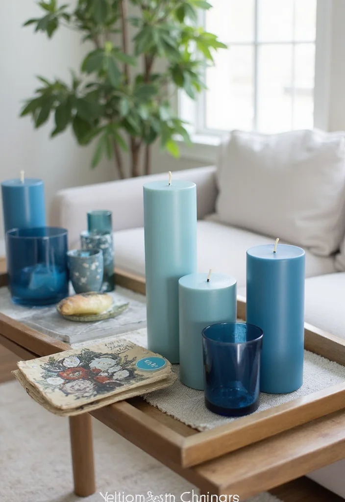 12 Living Room Tray Decor Ideas for Simple Stylish Accents 12 12 Living Room Tray Decor Ideas for Simple Stylish Accents - 2. Monochromatic Magic