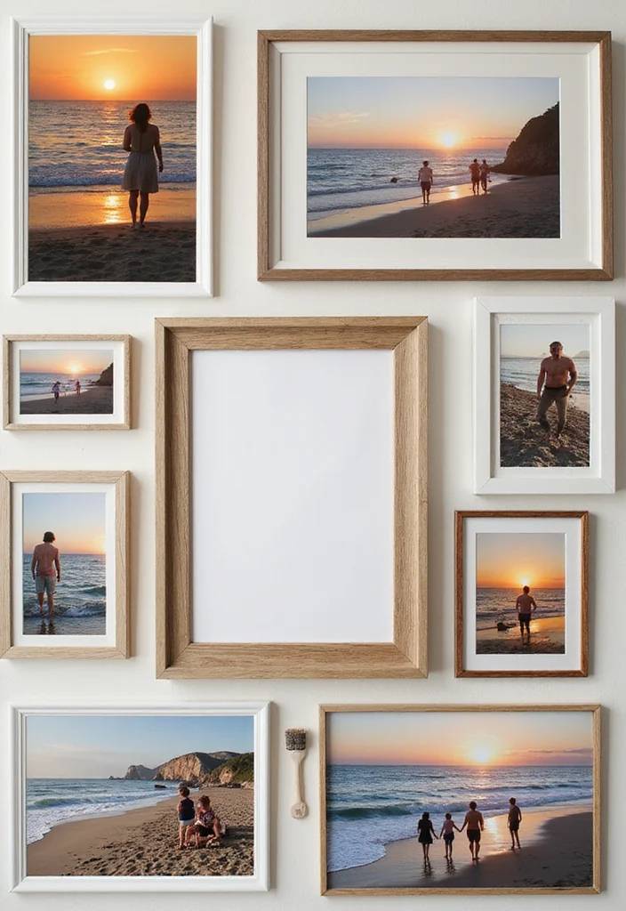 12 Picture Wall Ideas Living Room for Meaningful Visual Impact 12 12 Picture Wall Ideas Living Room for Meaningful Visual Impact 2. Themed Photo Collage 2