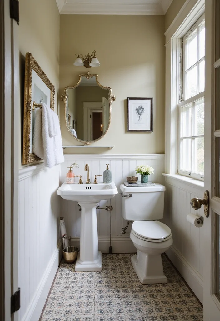 12 Small Bathroom Walk In Shower Ideas for Open Airy Layouts 11. Vintage Touches 2