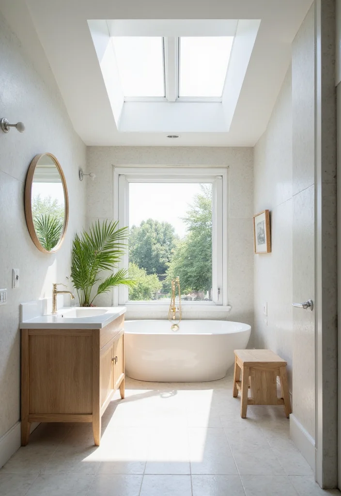 12 Small Bathroom Walk In Shower Ideas for Open Airy Layouts 9. Skylights and Windows 2