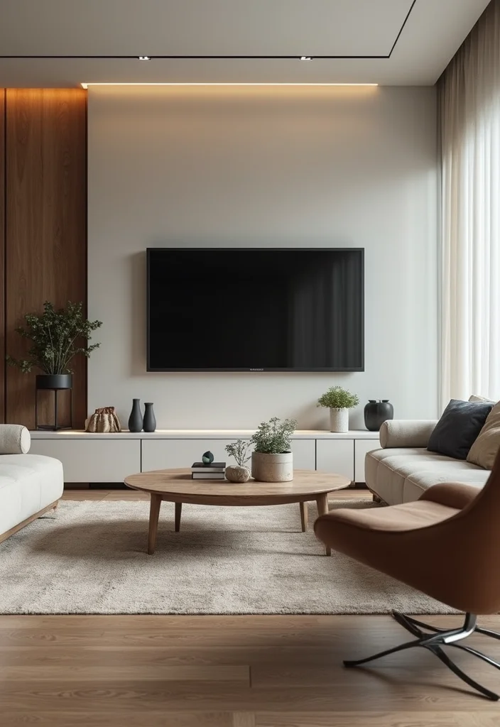 12 Small Living Room Ideas With TV for Smart Practical Layouts 56 12 Small Living Room Ideas With TV for Smart Practical Layouts - 6. Smart Home Integration