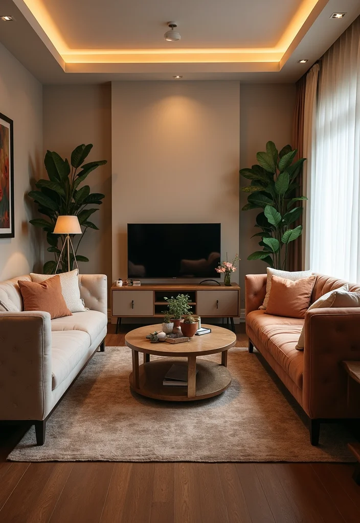 12 Small Living Room Ideas With TV for Smart Practical Layouts 89 12 Small Living Room Ideas With TV for Smart Practical Layouts - 9. Arrange for Conversation