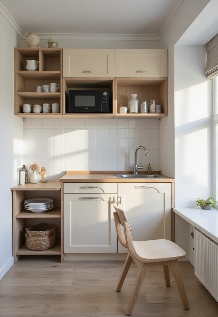 12 Small Studio Kitchen Ideas for Compact Practical Living 12 12 Small Studio Kitchen Ideas for Compact Practical Living 2. Multifunctional Furniture Magic 2