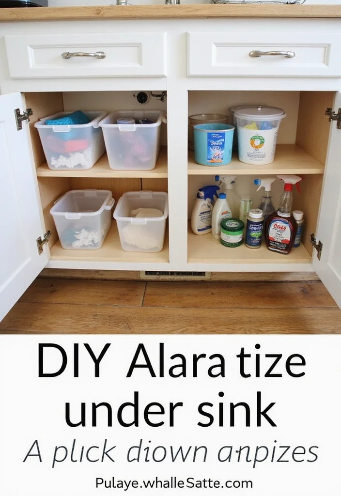 12 Vanity Ideas for Better Storage and Clean Style 2. Under Sink Storage Solutions 2