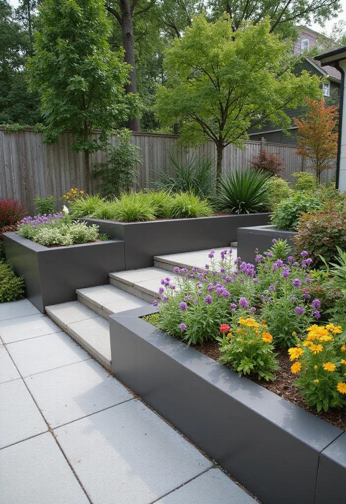 14 Backyard Retaining Wall Ideas for Structure, Style, and Function 100 14 Backyard Retaining Wall Ideas for Structure, Style, and Function - 10. Metal Retaining Walls