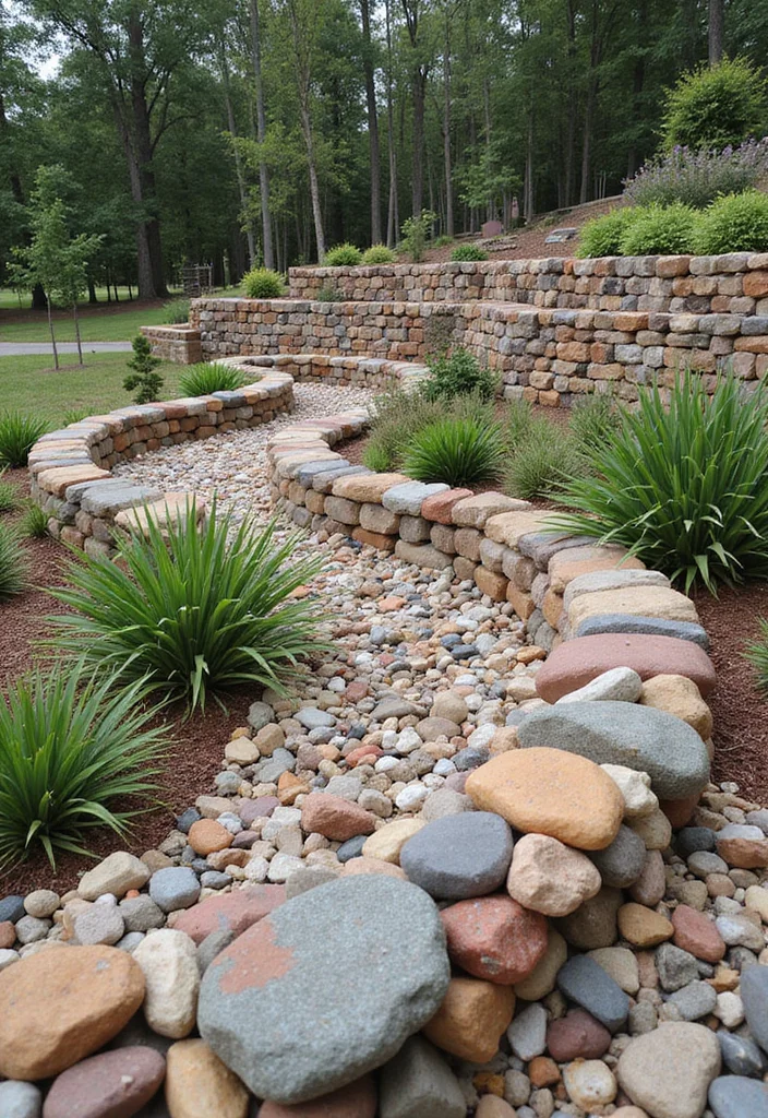 14 Backyard Retaining Wall Ideas for Structure, Style, and Function 34 14 Backyard Retaining Wall Ideas for Structure, Style, and Function - 4. Gabion Walls