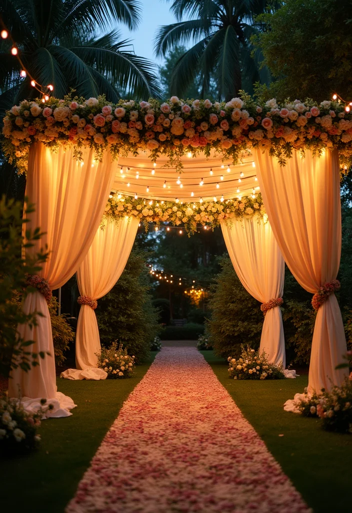 14 Backyard Shade Ideas for Comfort, Protection, and Style 56 14 Backyard Shade Ideas for Comfort, Protection, and Style - 6. Garden Canopies for Events