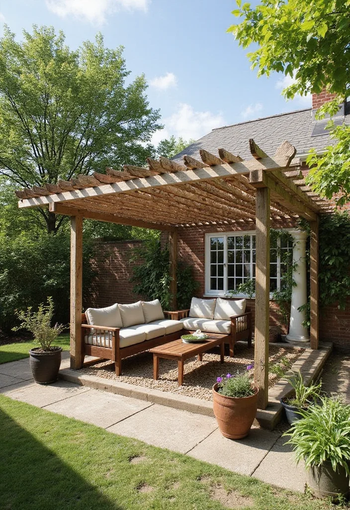 14 Backyard Shade Ideas for Comfort, Protection, and Style 67 14 Backyard Shade Ideas for Comfort, Protection, and Style - 7. Recycled Material Shade Structures