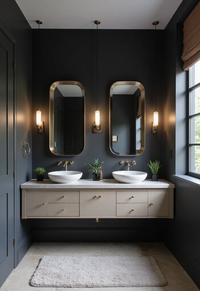 14 Bathroom Color Ideas for Fresh Bright Stylish Palettes 100 14 Bathroom Color Ideas for Fresh Bright Stylish Palettes 10. Charcoal Black