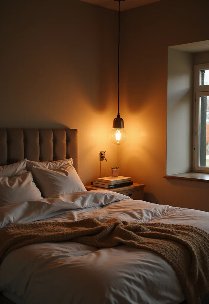 14 Bedroom Furniture Ideas for Practical Stylish Arrangements - 10. Sustainable Lighting Options